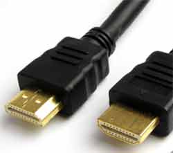 showing the 2 end of an HDMI cable